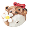Pukupkuku Tanuki Shigaraki ware Racoon dog Brown Female L Japense pottery Japan