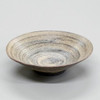 Shigaraki Ware Japanese pottery Round bowl Kobachi Uzushio Swirl Flower bowl