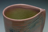 Ikebana Arita yaki pottery Large Flower vase Tatara handcraft red green Kasen