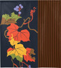 Noren Japanese door curtain 33.5x35.4 in polyester Autumn Vine