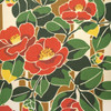 Noren Japanese door curtain 33.5x35.4 in polyester Bamboo and Camellia