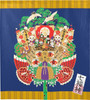 Noren Japanese door curtain 33.5x35.4 in polyester 7Lucky Gods Fukumi Decoration