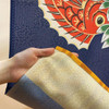 Noren Japanese door curtain 33.5x35.4 in polyester 7Lucky Gods Fukumi Decoration
