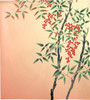 Noren Japanese door curtain 33.5x35.4 in polyester Nandina / Sacred Bamboo