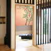 Noren Japanese door curtain 33.5x35.4 in polyester Nandina / Sacred Bamboo