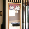 Noren Japanese door curtain 33.46x17.6 in polyester Sumo Yokozuna Ring-Entering