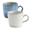 Shigaraki ware Japanese pottery Tea Cup set of 2Blue and White cloud Japan