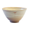 Shigaraki ware Japanese Rice bowl Gohan Chawan Floral pattern Red Japan