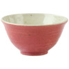 Pair Shigaraki ware Japanese Rice bowl Gohan Chawan Saiun Blue Red Japan