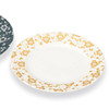 Pair Kutani ware porcelain Japanese  Flat plate 20cm Tessen pattern Dot Japan