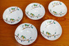 Japanese Kutani Ware 16cm Deep Dish Set Mejiro White-eye Bird Seiko Kiln Japan
