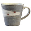Shigaraki ware Japanese pottery Mug Tea cup set of  2 milkyway Blue Red Japan
