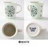 Mino ware Mug Japanese Coffee Tea cup Moroccan260ml Japan White