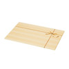 Premium Hinoki Cypress Serving Tray with Raised Rim — Small Made in Japan