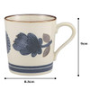 Mino ware Japanese Coffee Tea cup Clasico 340ml Japan