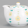 Kutani ware Japanese Tea pot Green tea Kyusu Senka Floral Yellow Japan Koyo kiln