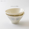 Mino ware Japanese Ceramic Rice bowl Gohan Chawan Moco Pasten blue Japan