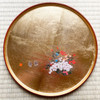 Obon Tray Yamanaka Urushi Yamanaka lacquerware Gold Miyabi Round Japan