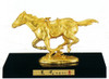 Takaoka Metalcraft Horse Figurine Kinpu Gold Leaf Takashi Omori Lost-Wax Bronze