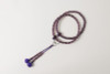 Kyoto Juzu Japanese Buddhist Mala Jodo shu Izumi Glass Craft Purple Woman Japan