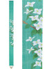 Kyoto Tapestry Handpainted Linen Wall HangingYamaboshi Dogwood Floral Japan