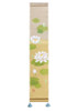 Kyoto Mini Tapestry Handpainted Linen Golden Water Lily” Gold Accented Japan
