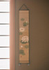 Kyoto Mini Tapestry Handpainted Linen Golden Water Lily” Gold Accented Japan