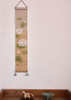 Kyoto Mini Tapestry Handpainted Linen Golden Water Lily” Gold Accented Japan