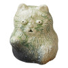 Shigaraki Ware Kiln Guardian Cat Figurine Medium Traditional Japanese Ceramic