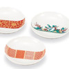 Kutani Ware Plate Set 4.5-go Jidai-e Traditional Design Made in Japan