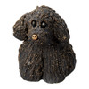 Shigaraki Ware Moko Dog Figurine Black Small Japanese Pottery Made in Japan