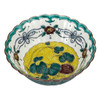 Authentic Kutani Ware Bowl Japanese Snake Gourd Pattern 15cm