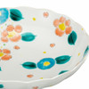 Authentic Kutani Ware Bowl Scattered Flowers 21cm Made in Japan