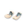 Kutani Ware Chopstick Rest Pair Ivy Design Made in Japan