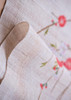 Kyoto Japanese Linen tapestry Genpei Weeping Peach Blossoms Sakura Japan