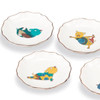 Kutani Ware Plate Set 3.5-go Animal Yogi Made in Japan set of 5