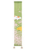 Kyoto Mini Linen Tapestry Cherry Blossom & Koi Carp Spring Handcraft japan