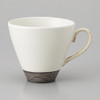 Mino ware Japanese Ceramic Mug Coffee Tea cup Kunie Ara Shiro Mug 350ml Japan