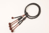 Kyoto Juzu Japanese Buddhist Mala NichirenMatte Black ebony Shaku Japan Men
