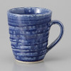 Mino ware Japanese Ceramic Mug Coffee Tea cup Deep Blue Handmade Artisan Pottery