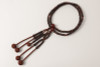 Kyoto Juzu Japanese Buddhist Mala NichirenMatte Rosewood Agate Shaku Men Japan