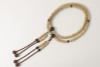 Kyoto Juzu Japanese Buddhist Mala Bracelet ShingonSeigetsu Linden Smoky Quartz
