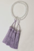 Kyoto Juzu Japanese Buddhist Mala Jodo shinshu Crystal quartz Japan Ash pink