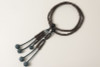 Kyoto Juzu Japanese Buddhist Mala NichirenBlack ebony Hawks eye Japan