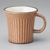 Mino ware Japanese Ceramic Mug Coffee Tea cup Wine glaze carved texture Japan