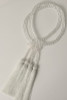 Kyoto Juzu Japanese Buddhist Mala Jodo shinshu Crystal quartz Japan Oval beads