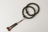 Kyoto Juzu Japanese Buddhist Mala Jodo shu Matte Stripe Black Ebony Men japan
