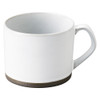 Mino ware Japanese Ceramic Mug Coffee Tea cup Des-Pres White Straight Mug Japan