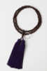 Kyoto Juzu Japanese Buddhist Mala Sodo shu Matte Shitan Rosewood Woman Japan