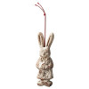 Shigaraki Ware Forest Marche Rabbit Ornament Small with String Japanese Pottery